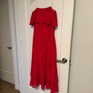Lulu’s Sleeveless Red Midi Dresss